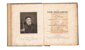 BIBLE IN ENGLISH.  The New Testament, translated from the Latin, in the Year 1380, by John Wiclif, D.D.  1810